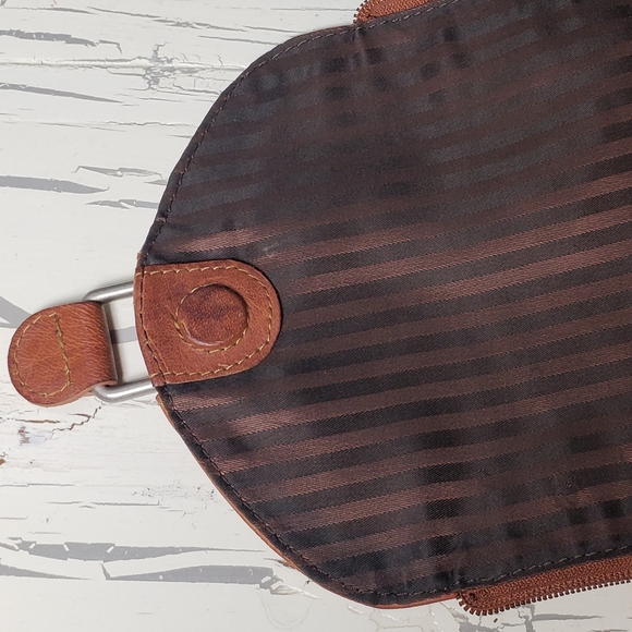 Jack Georges Vintage 'Voyager Collection' Backpack/Crossbody Bag in  Honey Brown - Picture 13 of 15